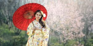 Kimono japonais femme